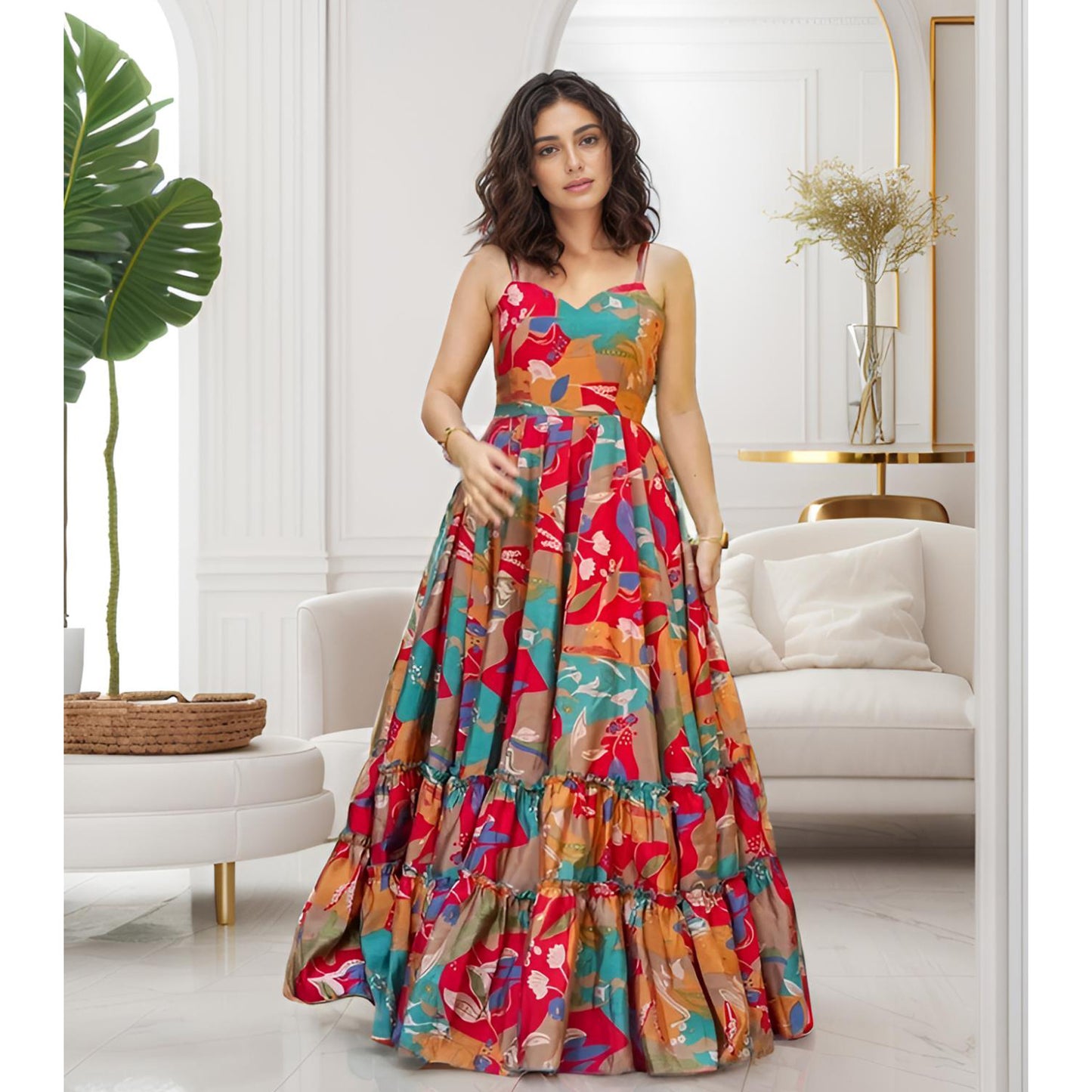 Delicate Soft Muslin Maxi Dress